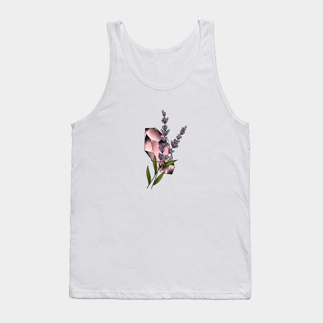 Lavender crystals Tank Top by NicoleHarvey